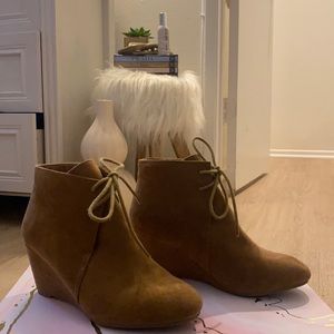 Brown Suede Ankle Boots